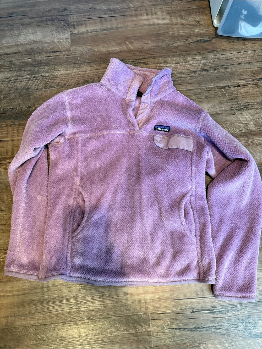 Patagonia Lavender Cowl Fleece Pullover